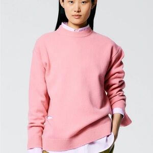 Soft Lambswool Crewneck Easy Pullover